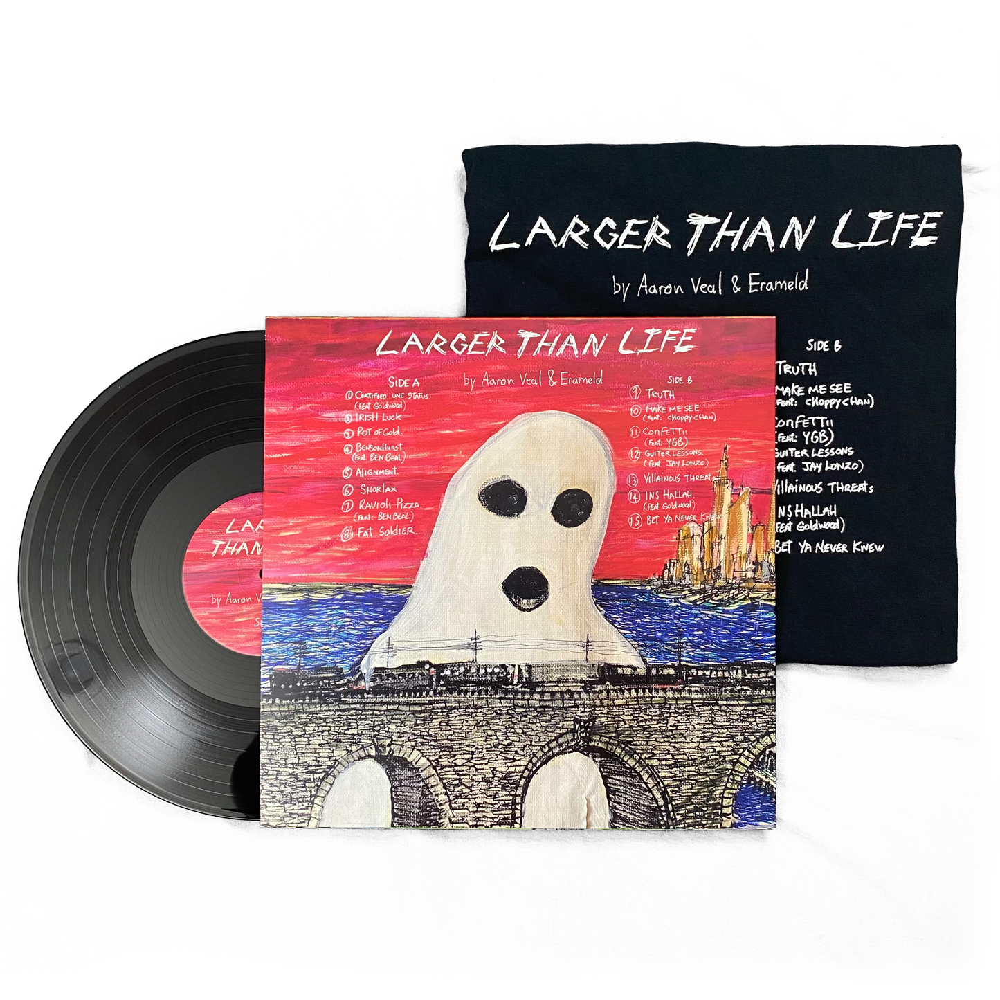Larger Than Life | Shirt & Vinyl Bundle